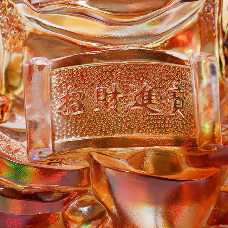 風水カエル手作りLiuliクリスタルアートピース富ホームオフィス装飾 - image 16