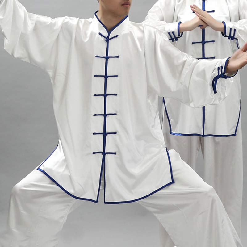 Buddha Stonesシンプルな柄 瞑想 祈り スピリチュアル 禅 太極拳 気功 練習 ユニセックス 服セット - image 2