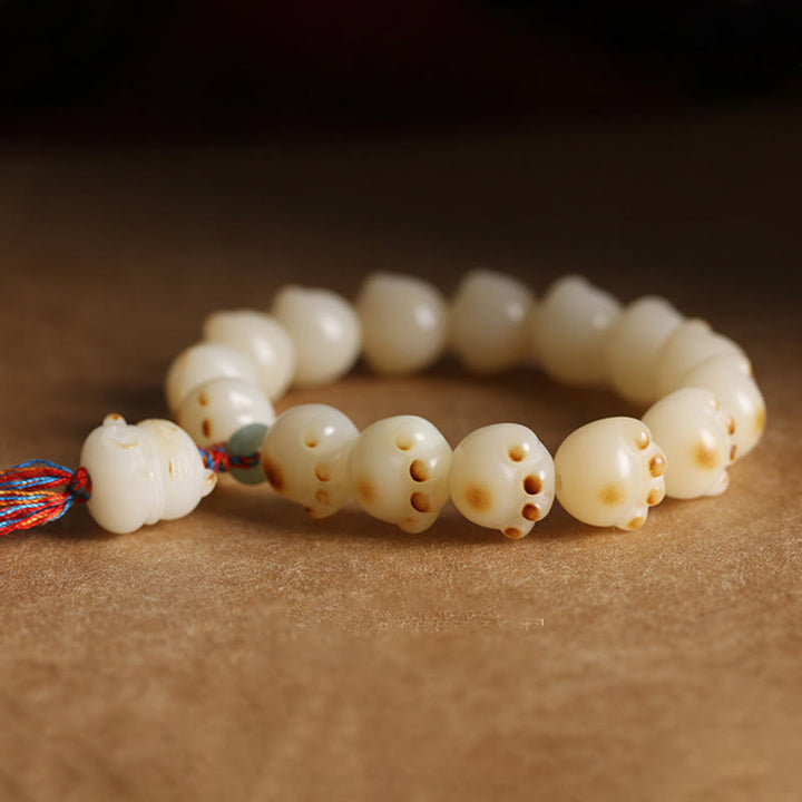 Buddha Stonesかわいい招き猫 菩提樹 猫の足跡 ハーモニーブレスレット - image 3