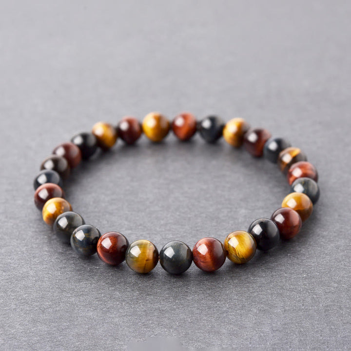 Buddha Stones天然タイガーアイ ポジティブプロテクションブレスレット