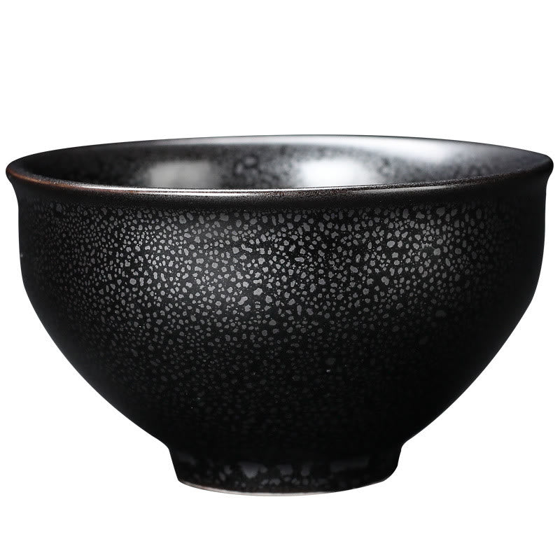 Buddha Stones 金箔中国風建瞻龍鳳蓮観音鯉陶器茶碗天目功夫茶碗 - image 7