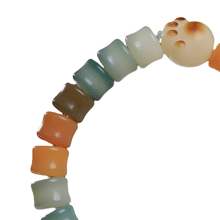 Buddha Stonesカラフルな菩提樹の実 猫の足跡 知恵のブレスレット - image 7