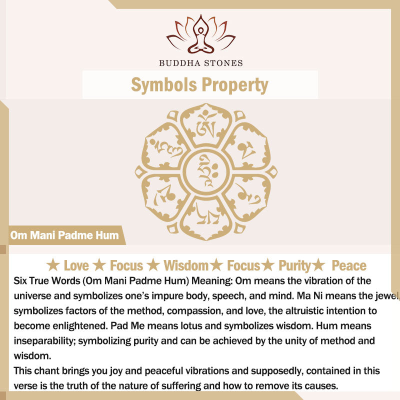 Buddha Stonesオーム・マニ・パドメ・フムダブル・ドルジェ 銅製彫刻入り 知恵のブレスレット - image 19