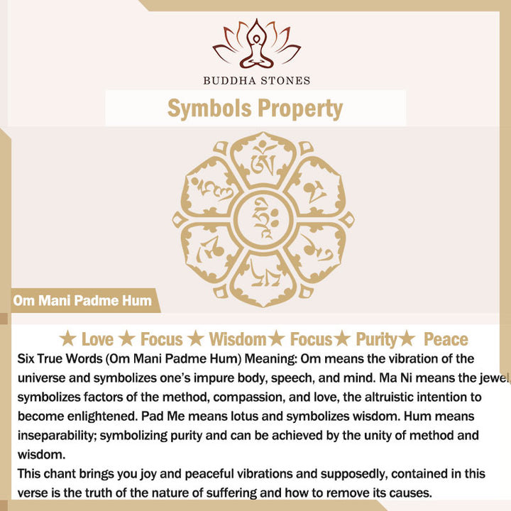 Buddha Stonesオーム・マニ・パドメ・フムダブル・ドルジェ 銅製彫刻入り 知恵のブレスレット - image 19