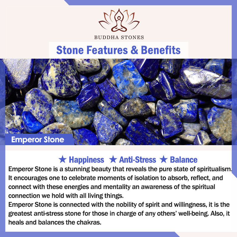 Buddha Stones天然皇帝石 水滴 葉っぱ型幸せのイヤリング - image 9