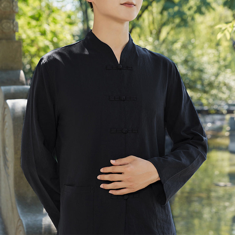 Buddha Stonesスピリチュアル 禅 ヨガ 瞑想 祈り 服 メンズセット - 黒 - US/UK/AU48、 EU58 (6XL) - image 2