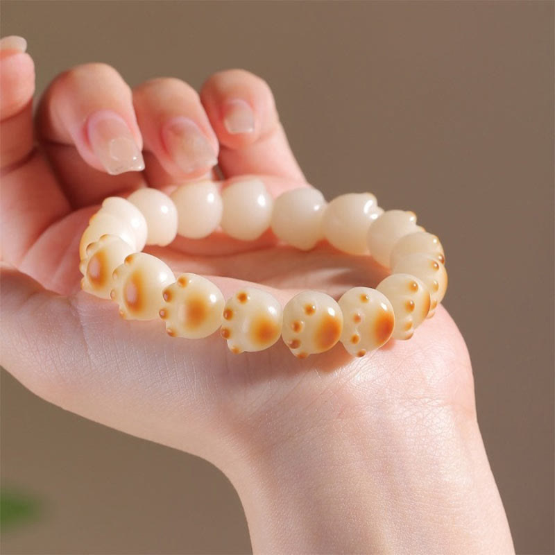 Buddha Stonesかわいい猫の足爪 菩提樹 平和ブレスレット - image 12