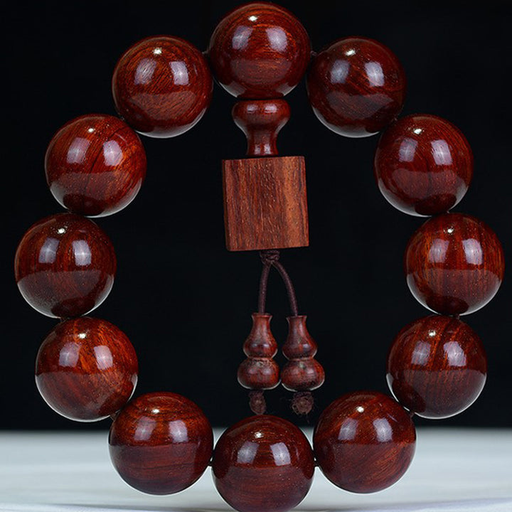 Buddha Stonesチベット小葉赤檀リラクゼーションブレスレット