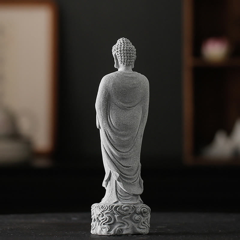 Buddha Stones瞑想仏縁起の良い雲デザイン静寂ホームデコレーション