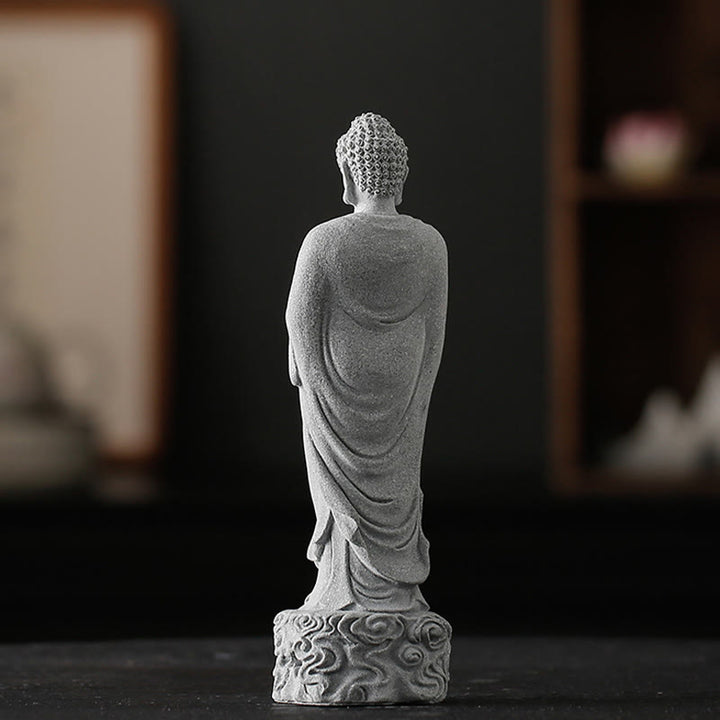Buddha Stones瞑想仏縁起の良い雲デザイン静寂ホームデコレーション