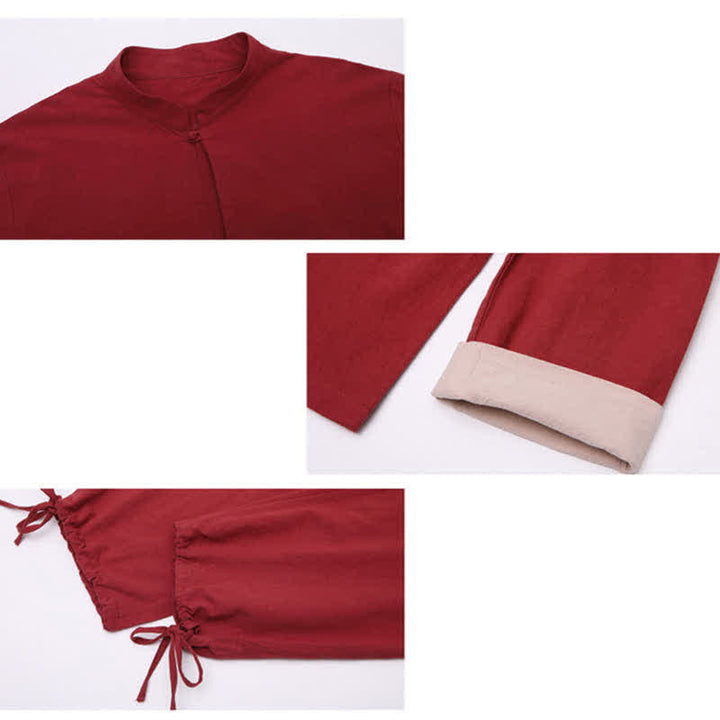 Buddha Stonesスピリチュアル 禅 瞑想 ヨガ 祈り 練習 コットン リネン 衣類 メンズ セット - image 7