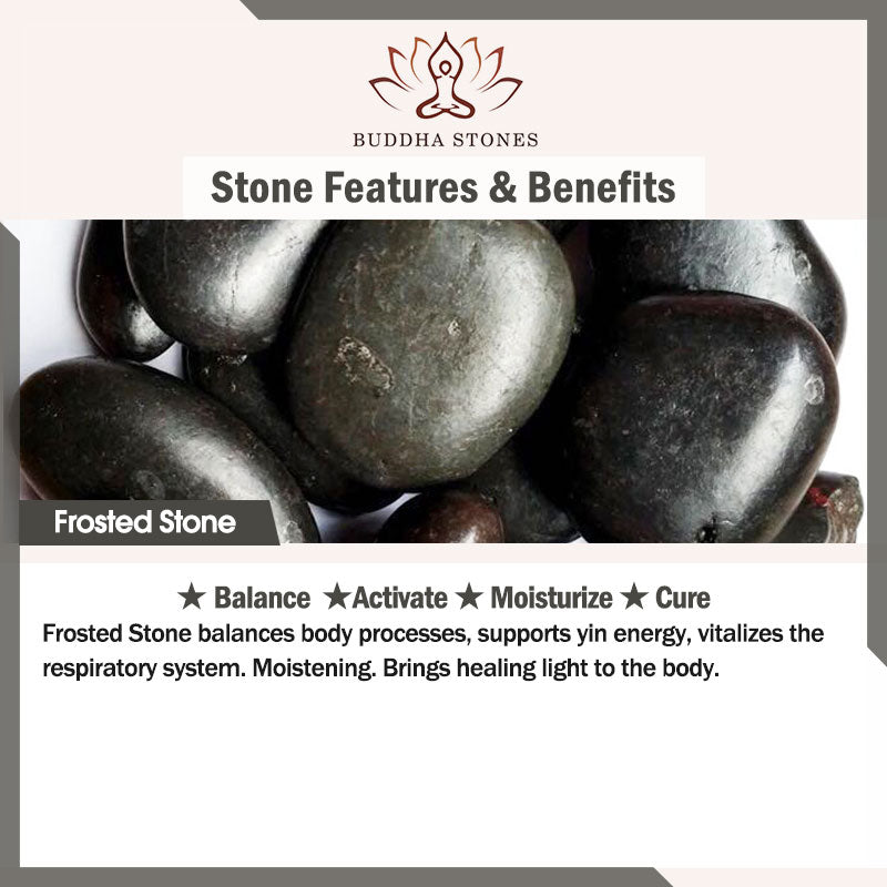 Buddha Stones 天然フロストストーンビーズ銅糸キュアブレスレット2個セット - image 5