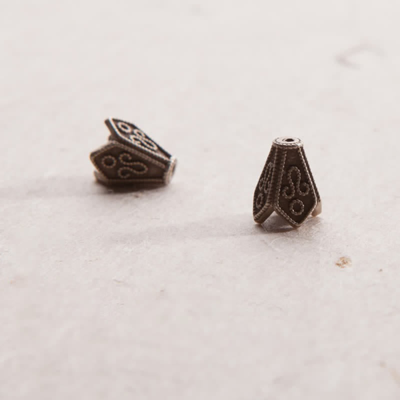 Buddha Stones 108Malaビーズ 925 スターリングシルバー シトリン サンダルウッド ターコイズ 守護 繁栄 ブレスレット