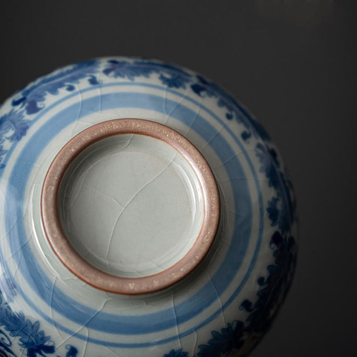 Buddha Stones、山水、蓮、蘭、亭、集いの陶器のティーカップ、カンフーティーカップ