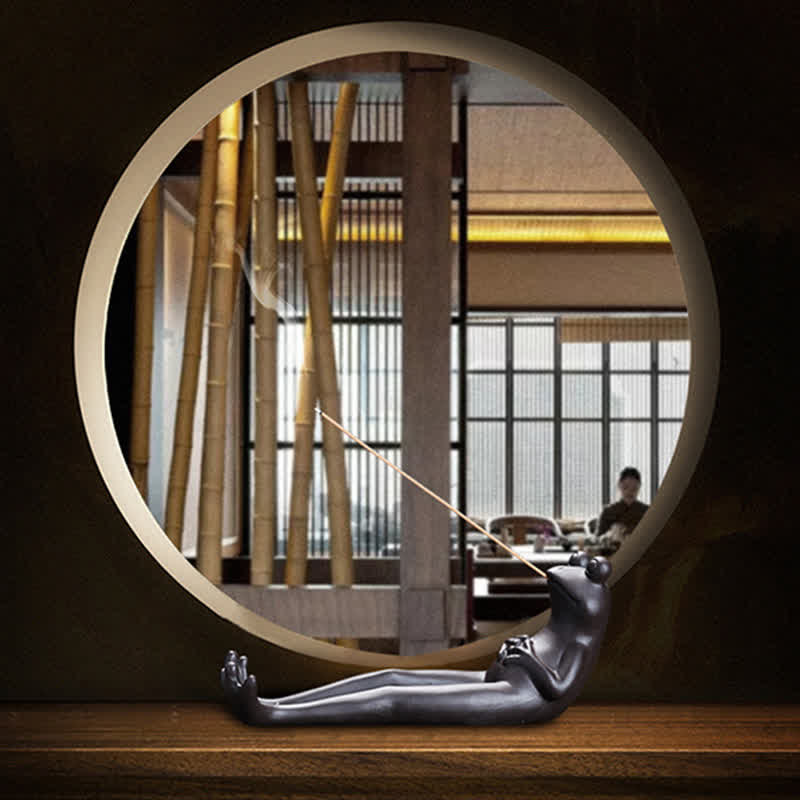 瞑想カエル陶器スピリチュアルヒーリング香炉 - image 8