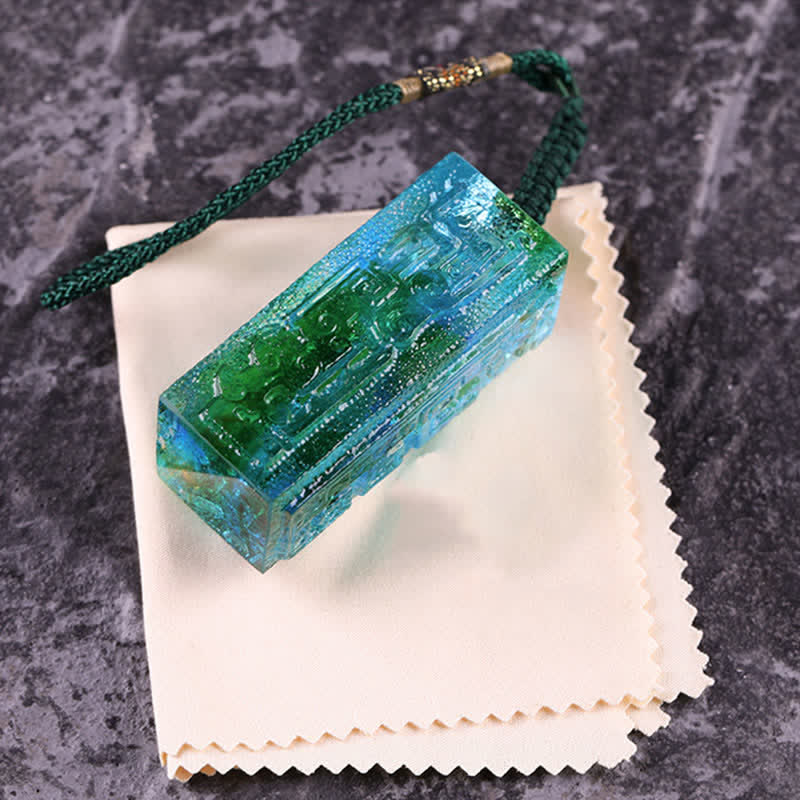 風水手作りLiuliクリスタルアートピースホームオフィス装飾 - image 3