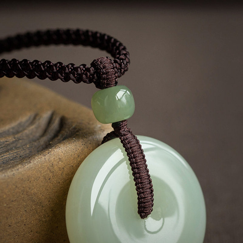 Buddha Stones天然丸玉平和バックル幸運繁栄ネックレスペンダント