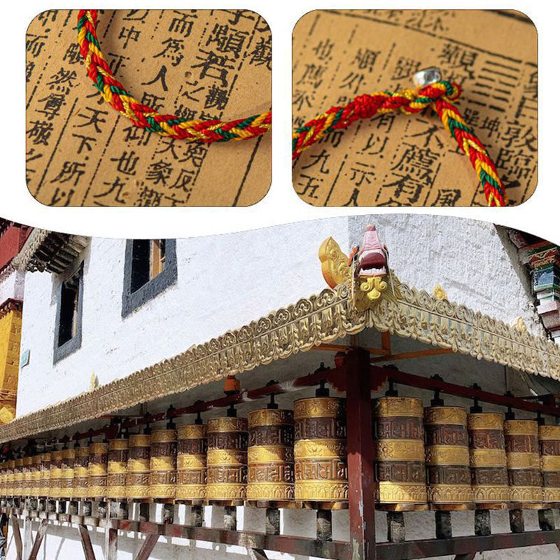 Buddha Stones「幸運と成就を祈ります」幸運のマルチカラーブレスレット - image 10