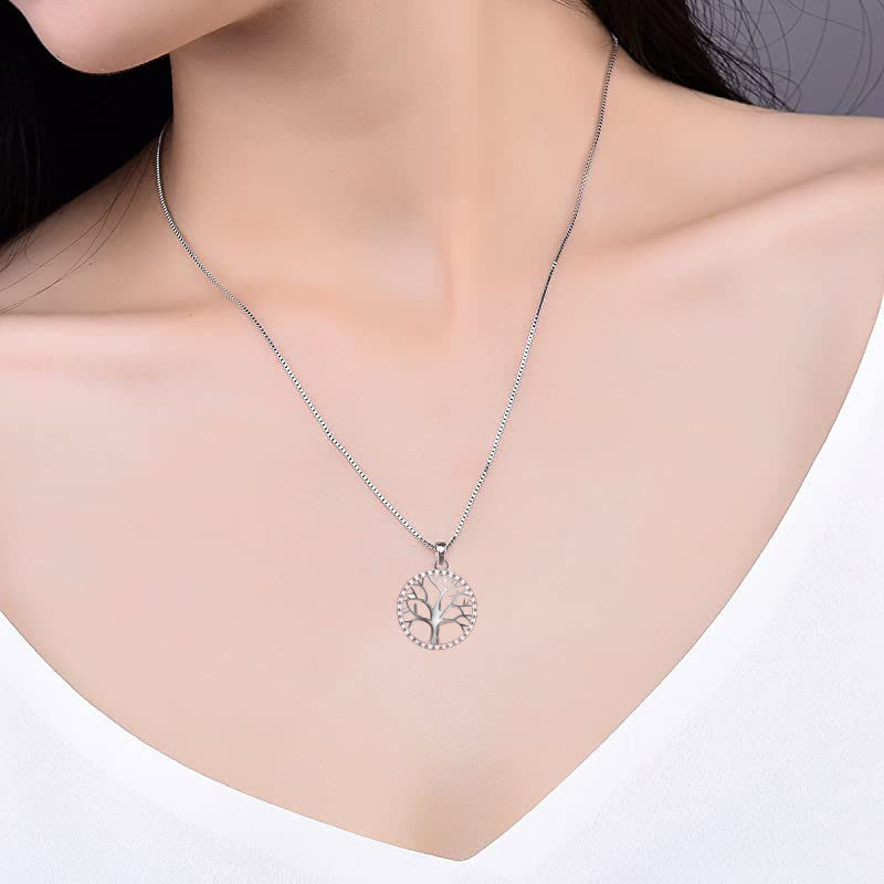Buddha Stones生命の樹 925スターリングシルバー クリエイションネックレスペンダント - image 3