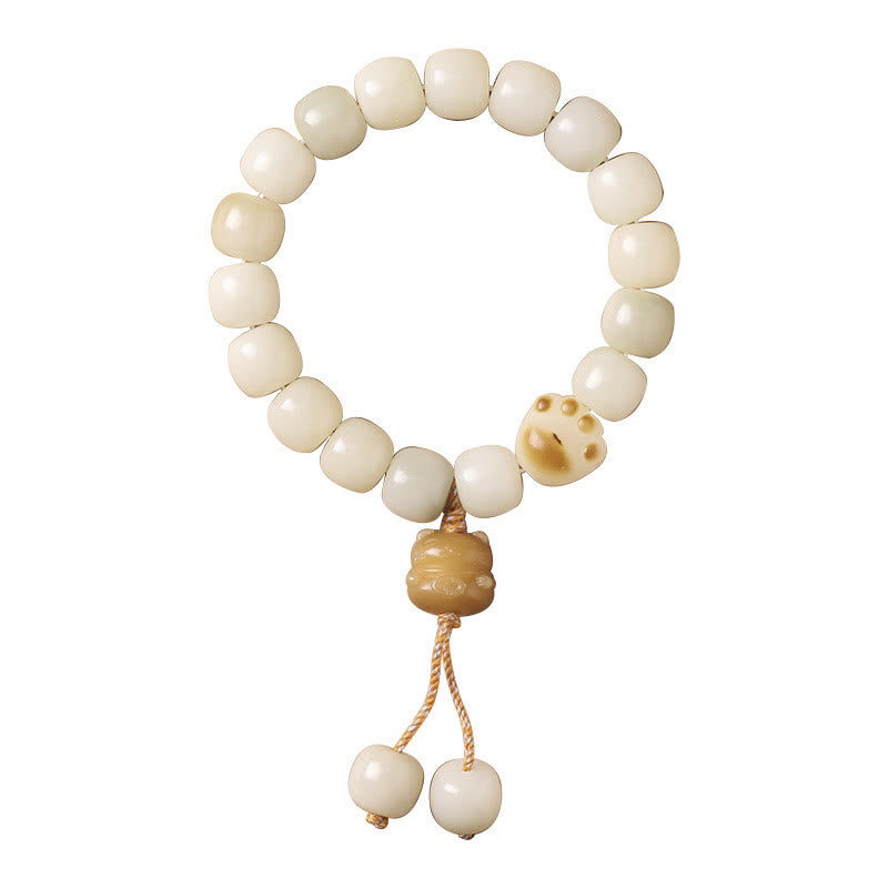 Buddha Stones招き猫 菩提樹 猫の足跡 平和ブレスレット - image 10