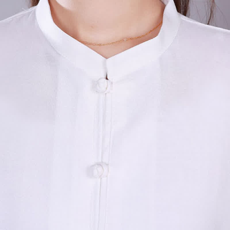 Buddha Stones太極拳 気功 瞑想 祈り スピリチュアル 禅 練習 ユニセックス コットン リネン 服 セット - image 4