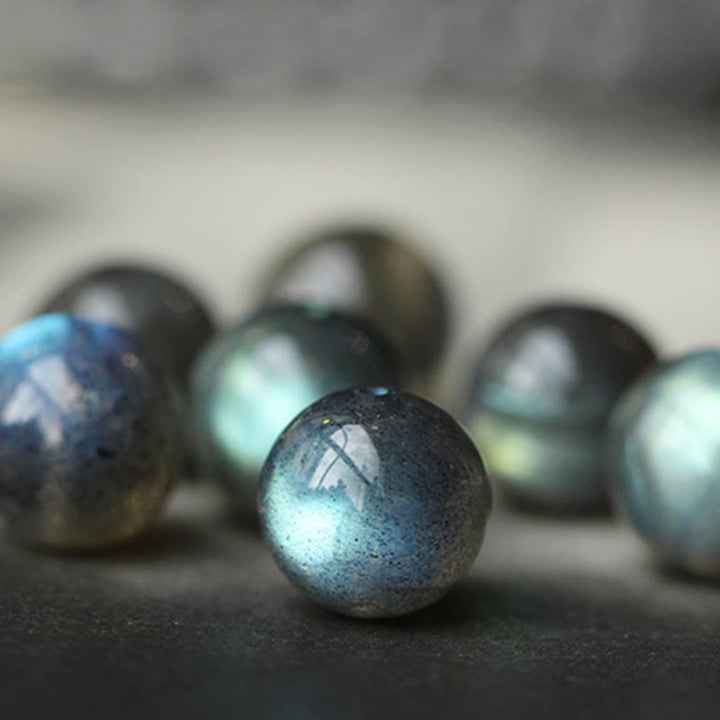 Buddha Stones925スターリングシルバー十二支誕生仏ホワイトクリスタル 瞑想 トリプルラップブレスレット - image 4