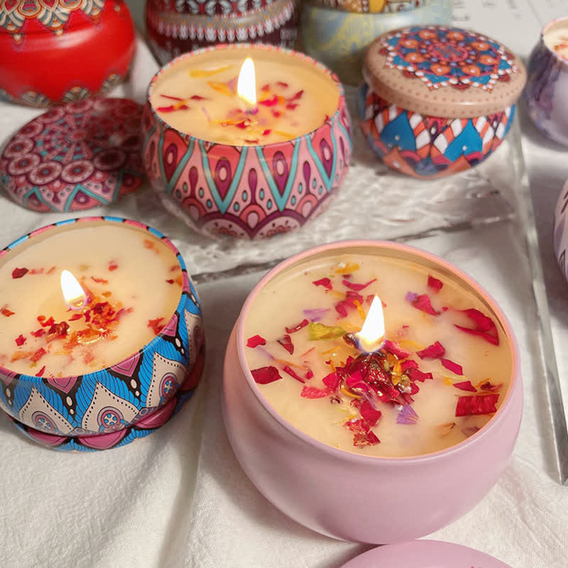 ホワイトティー、ジンジャーフラワー、ラベンダー、クチナシの香りのソイワックスキャンドル。ご家族やご友人へのギフトに。 - image 3