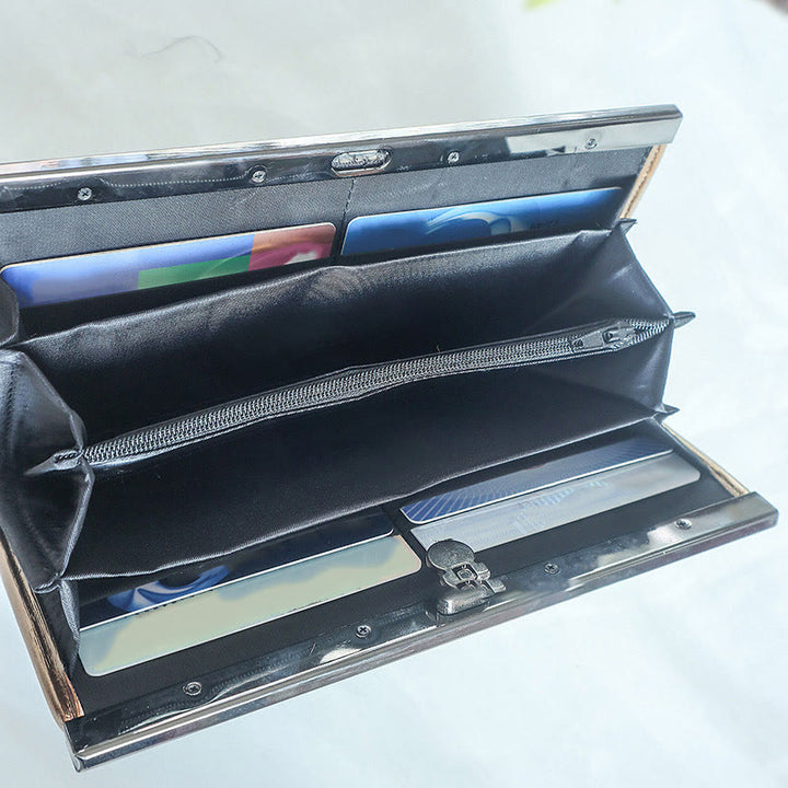 Buddha Stonesの花、梅、桃の花、竹の両面刺繍、大容量のキャッシュホルダーウォレット、ショッピングバッグ - image 2