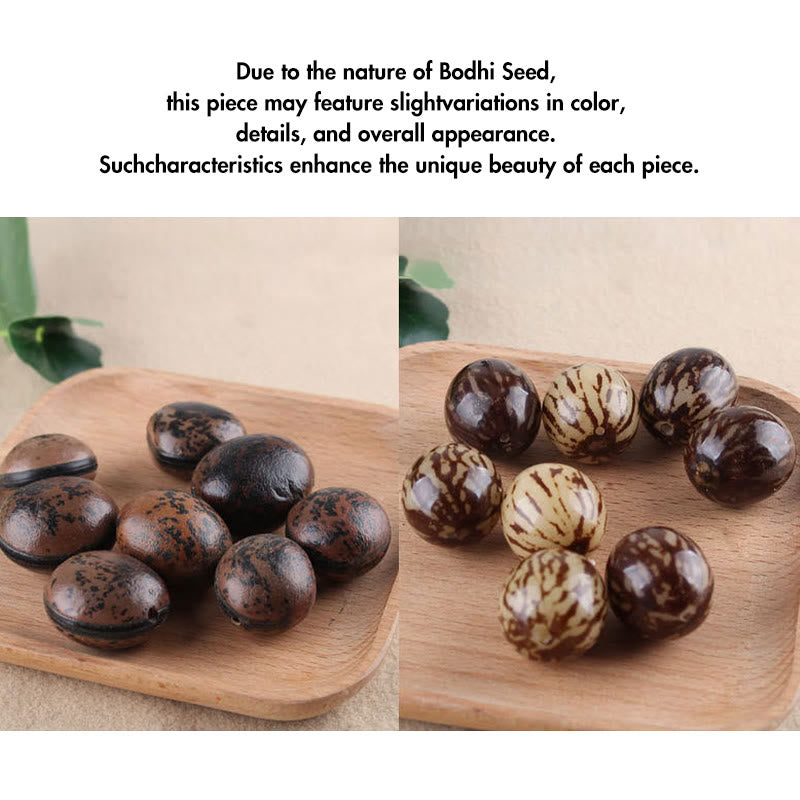 Buddha Stones菩提樹の種子蓮の知恵の調和のネックレスペンダント - image 16