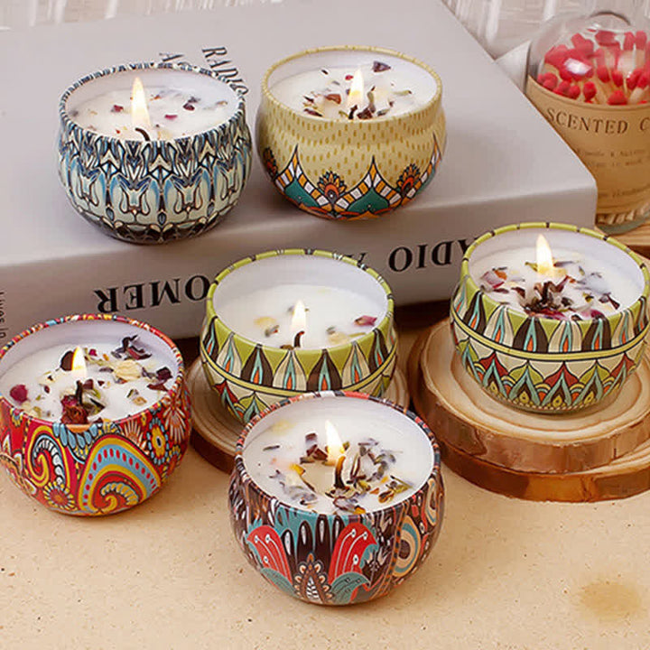 ホワイトティー、ジンジャーフラワー、ラベンダー、クチナシの香りのソイワックスキャンドル。ご家族やご友人へのギフトに。 - image 10