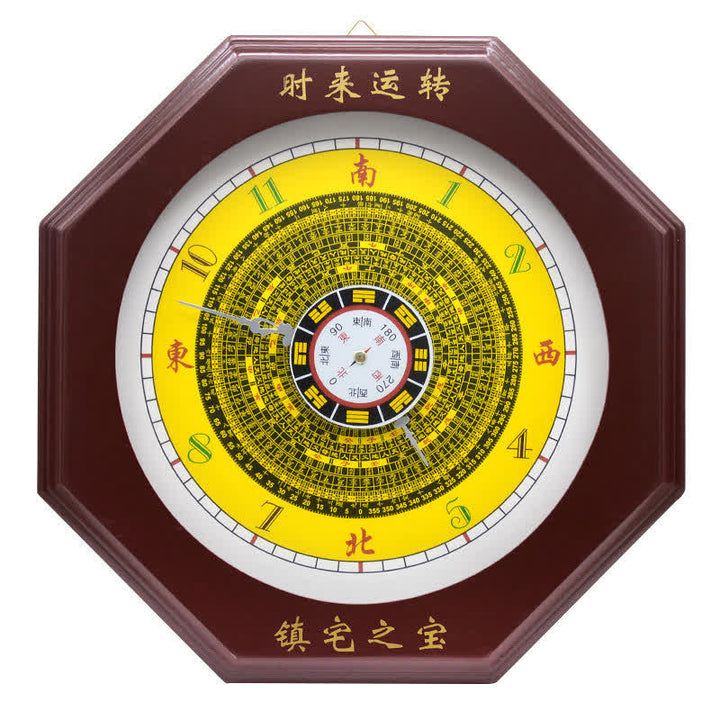 風水八卦図バランスエネルギーマップ壁掛け時計