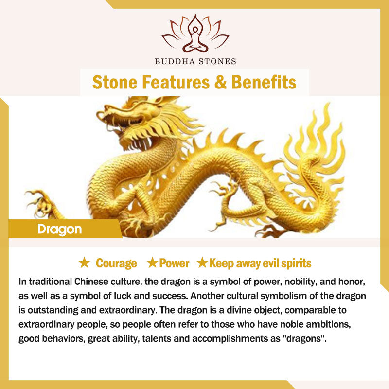 Buddha Stonesチベット ティンシャベル 六つの真実の言葉 龍 銅製 バランス装飾 バッグ付き