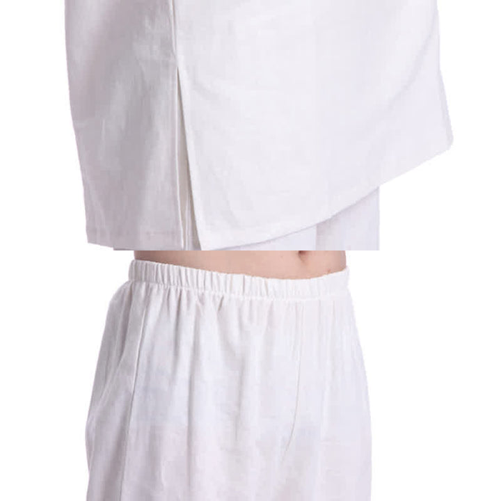 Buddha Stonesスピリチュアル 禅 瞑想 祈り 練習 コットン リネン 衣類 メンズ セット - image 15