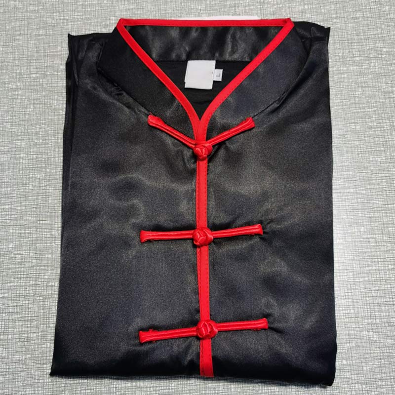 Buddha Stonesシンプルな柄 瞑想 祈り スピリチュアル 禅 太極拳 気功 練習 ユニセックス 服セット - ブラック＋レッドエッジ - 2XL- 米国/UK/AU/ EUのXLに適合 - image 32