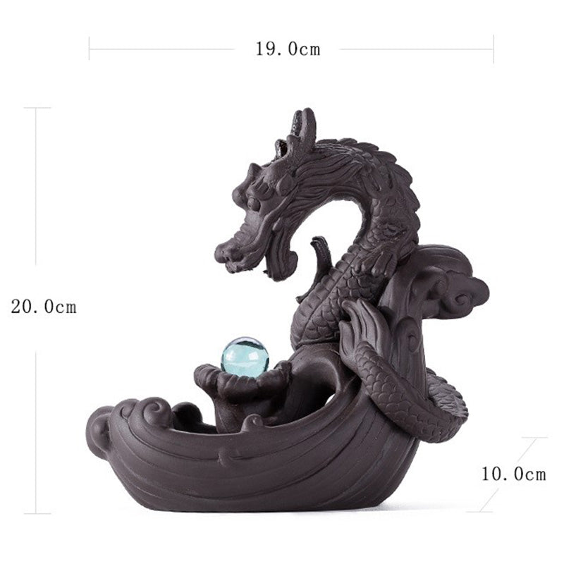 Buddha Stonesチベット龍守護香炉装飾