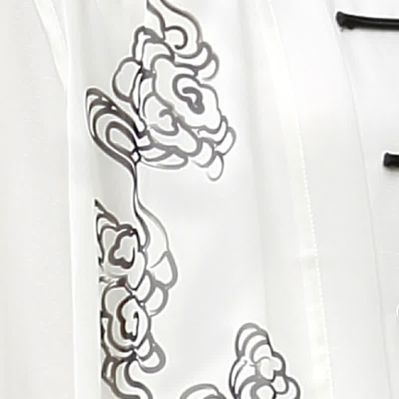 Buddha Stones縁起の良い雲 グラデーション 瞑想 祈り スピリチュアル 禅 太極拳 気功 練習 女性用 服 セット - image 13