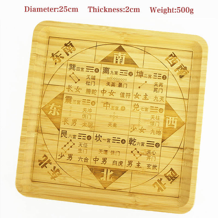 風水竹八卦図 調和エネルギー図
