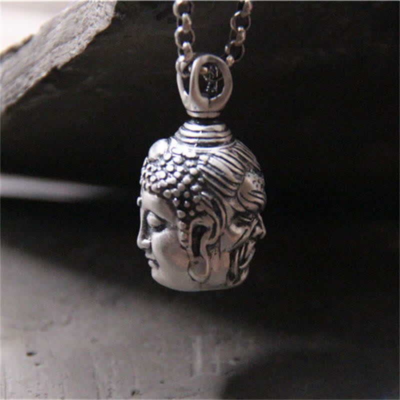 Buddha Stones999スターリングシルバー ブッダ デーモン セレニティ ネックレス ペンダント - image 4