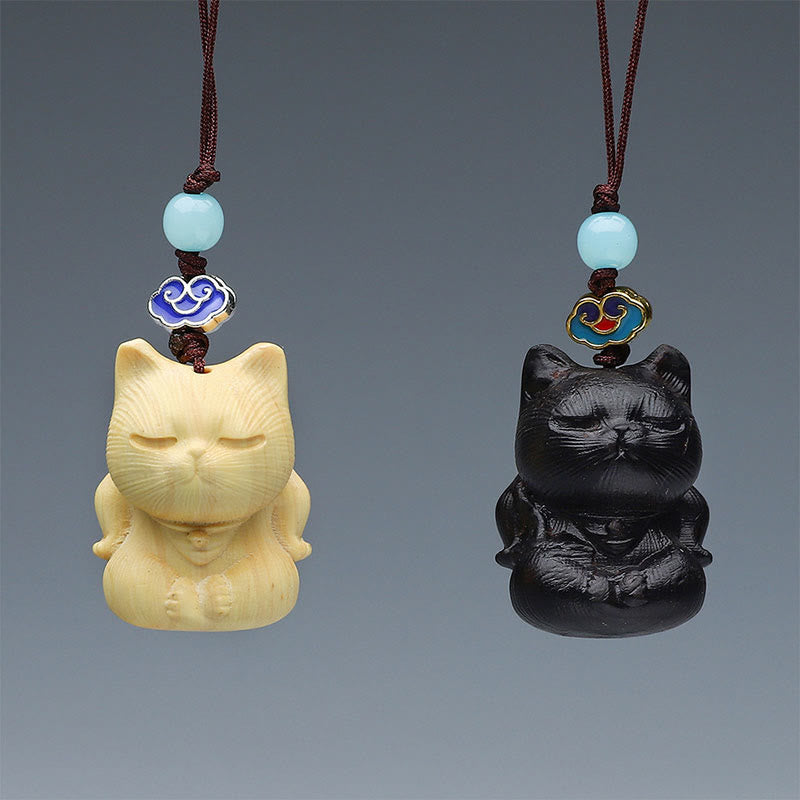 Buddha Stones緑 白檀 ミニ かわいい 動物 ウサギ 猫 鹿 クジラ 繁栄 携帯電話 吊り下げ 飾り - image 15