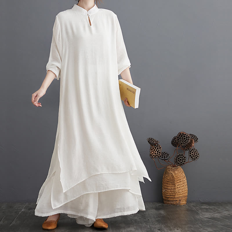Buddha Stonesシンプルな柄 瞑想 祈り スピリチュアル 禅 練習 ヨガ ウェア レディース セット