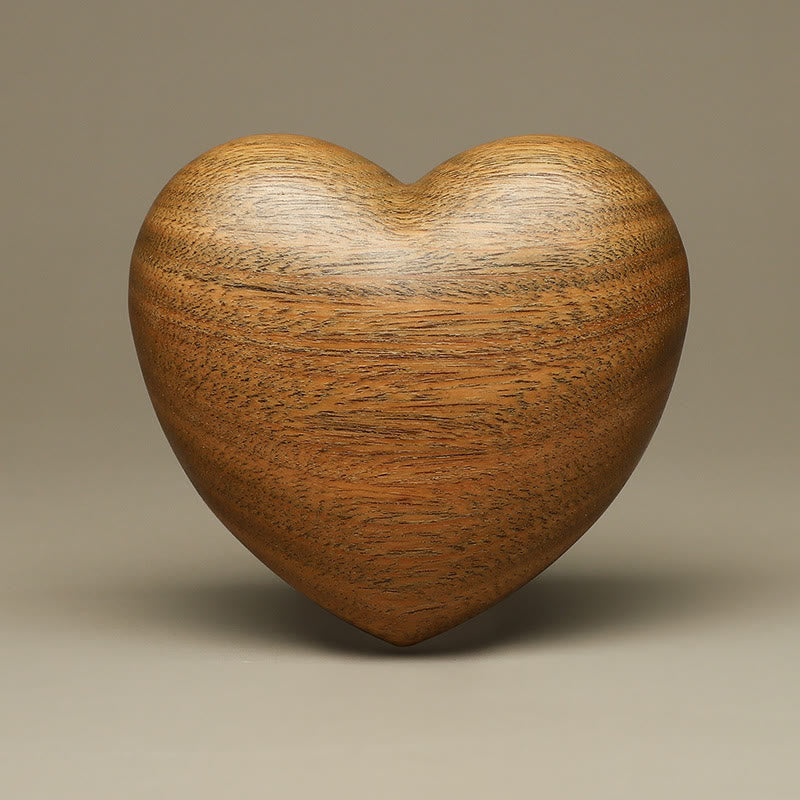 Buddha Stones緑白檀小葉紫檀かわいい猫の動物 心を落ち着かせる平和の装飾 - グリーンサンダルウッドラブハート - image 35