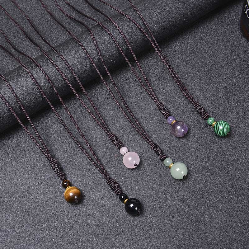 Buddha Stonesチベット翡翠ハーモニーネックレス
