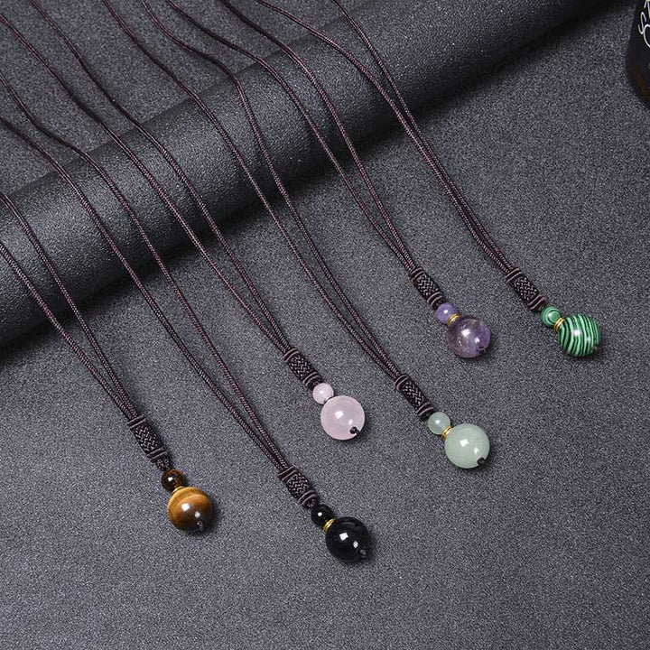 Buddha Stonesチベット翡翠ハーモニーネックレス