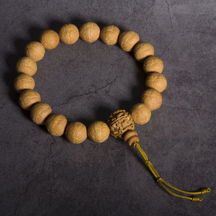 Buddha Stones菩提樹 幸運 縁起物Malaタッセル ポケットMala