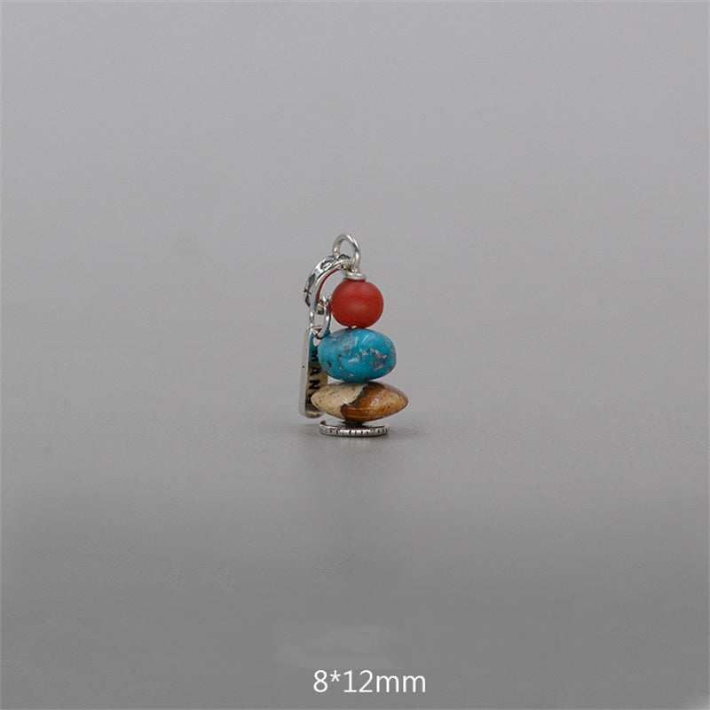 Buddha Stones禅ケアン ラブラドライト 各種クリスタル 落ち着いたペンダントネックレス