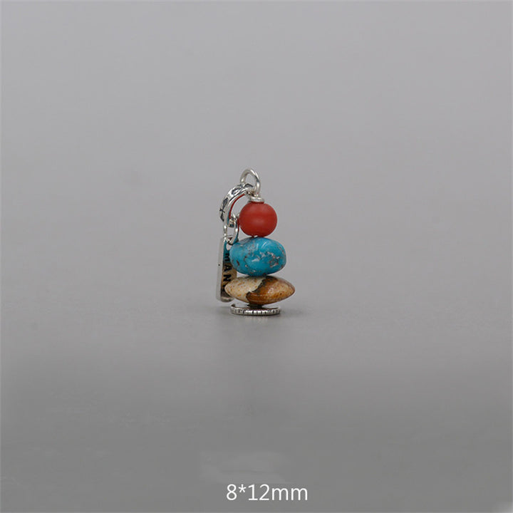 Buddha Stones禅ケアン ラブラドライト 各種クリスタル 落ち着いたペンダントネックレス