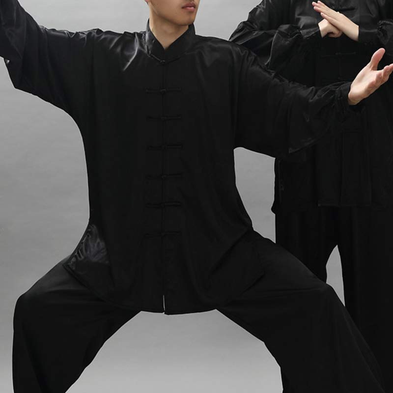 Buddha Stonesシンプルな柄 瞑想 祈り スピリチュアル 禅 太極拳 気功 練習 ユニセックス 服セット - 黒 - 3XL- 米国/UK/AU/ EUの2XLに適合 - image 31