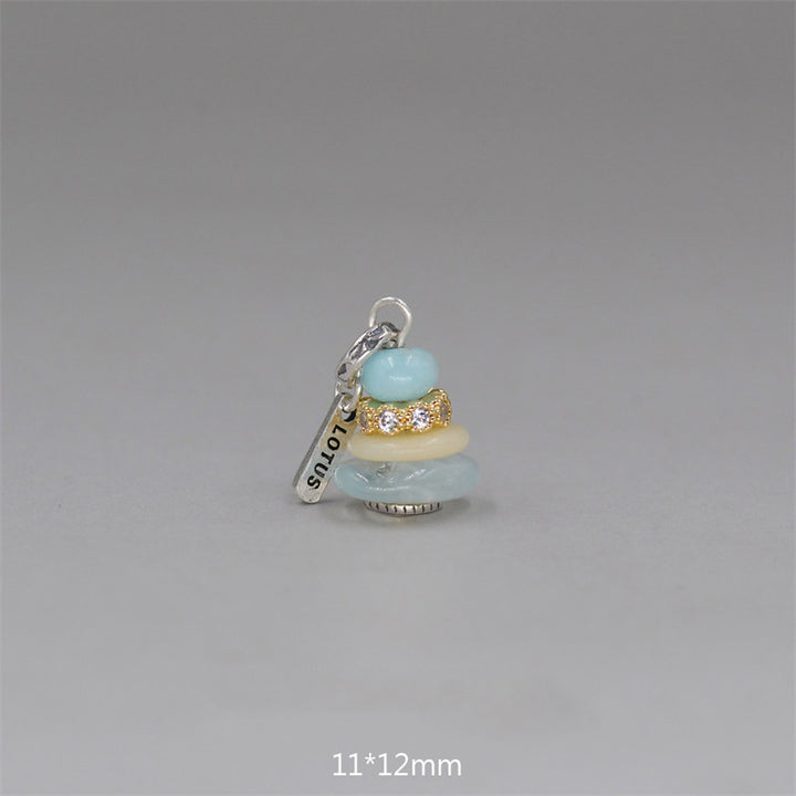Buddha Stones禅ケアン ラブラドライト 各種クリスタル 落ち着いたペンダントネックレス