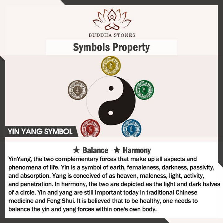 Buddha Stones八卦陰陽道教九字真言チタン鋼ハーモニーリング