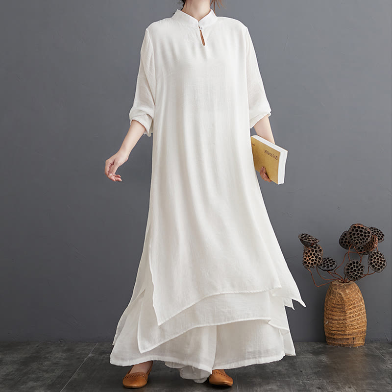 Buddha Stonesシンプルな柄 瞑想 祈り スピリチュアル 禅 練習 ヨガ ウェア レディース セット